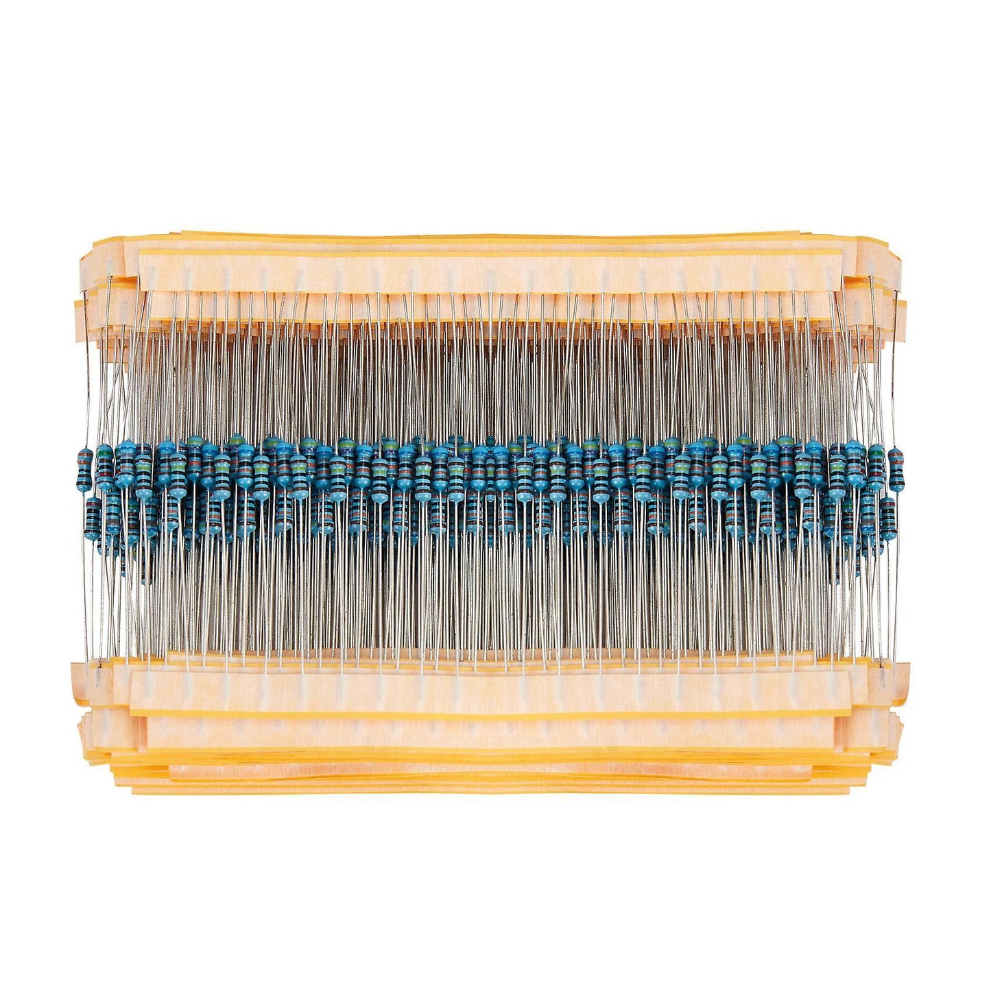 600 Pcs 30 Kinds Each Value Metal Film Resistor Pack 1/4w 1%