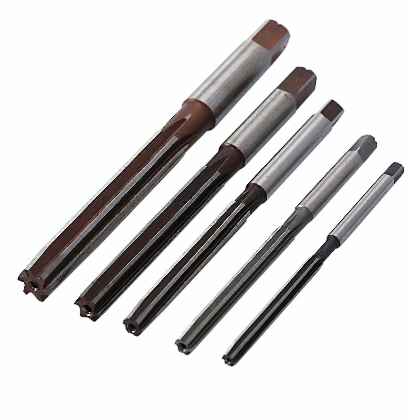 5pcs Hand Reamers Set H8 Chucking Straight Shank Set