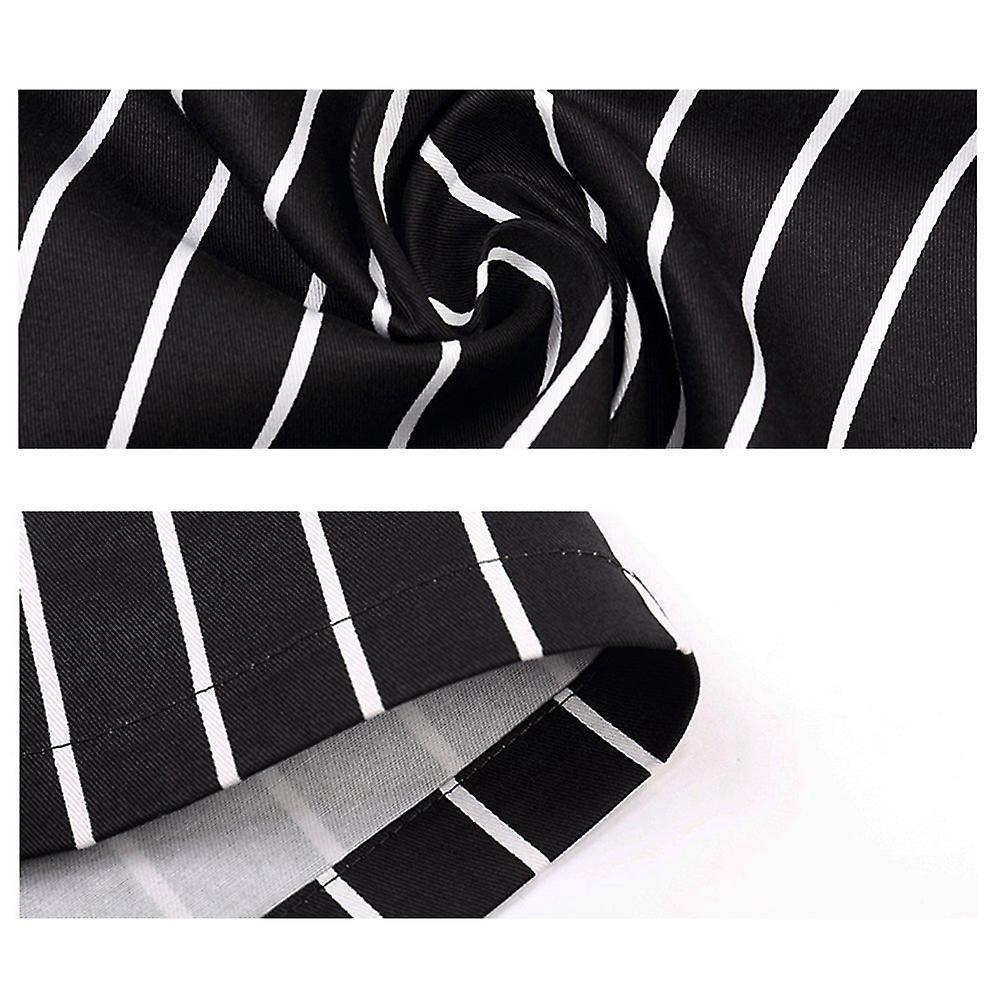 2 Pack Pockets Black Chef Apron for Women Men 30.3 Inch X 24 Inch