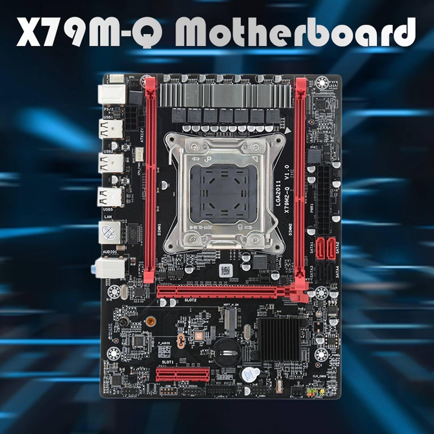 X79m-q Motherboard Support for Intel Xeon Lga2011 V1/v2 Processors