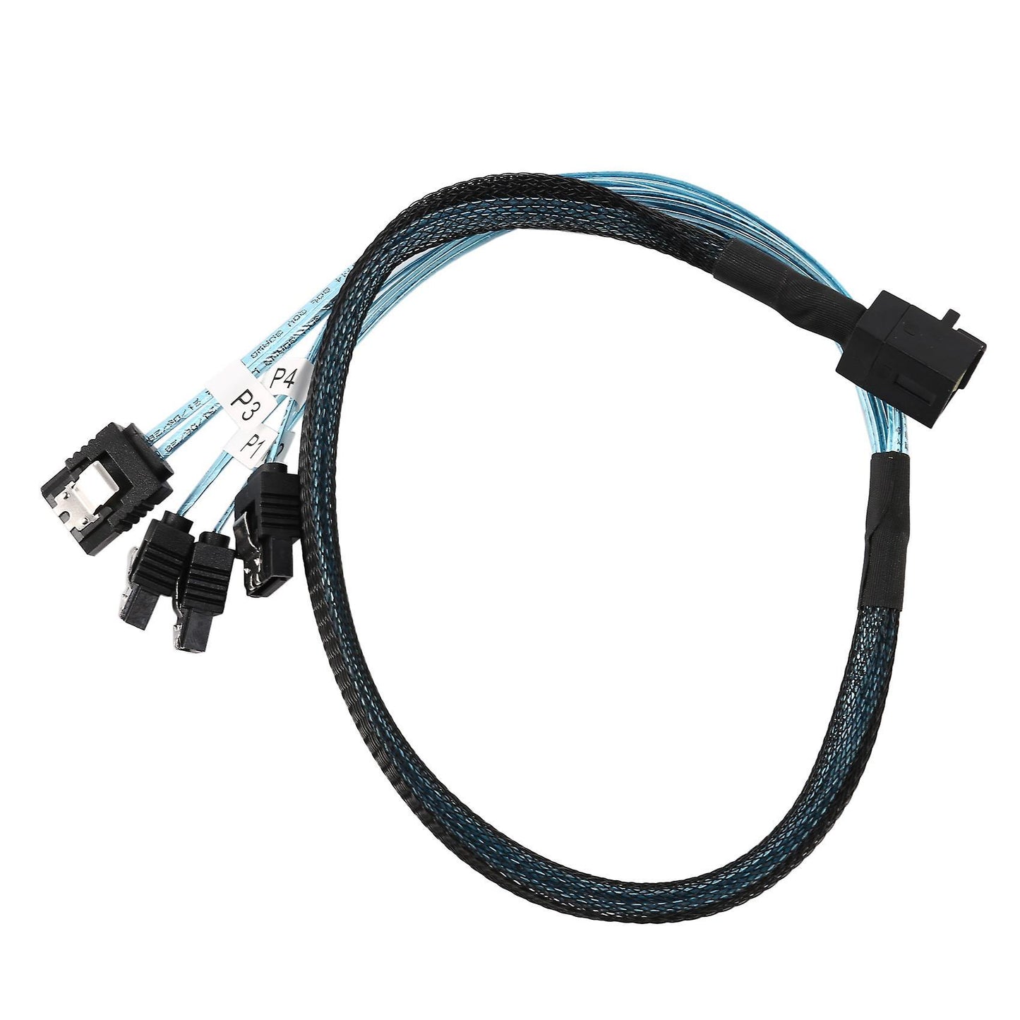 Internal Mini Sas to Sata Cable,for Raid Controller Hard Drive(1.6ft)
