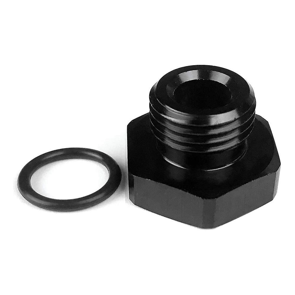2pcs An8 Thread Plug Fuel Filter Adapter Block Off Cap Male Adapter