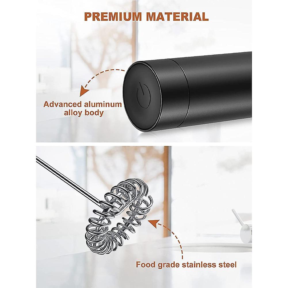 Electric Milk Frother, Aluminium Alloy Milk Frother for Cappuccino