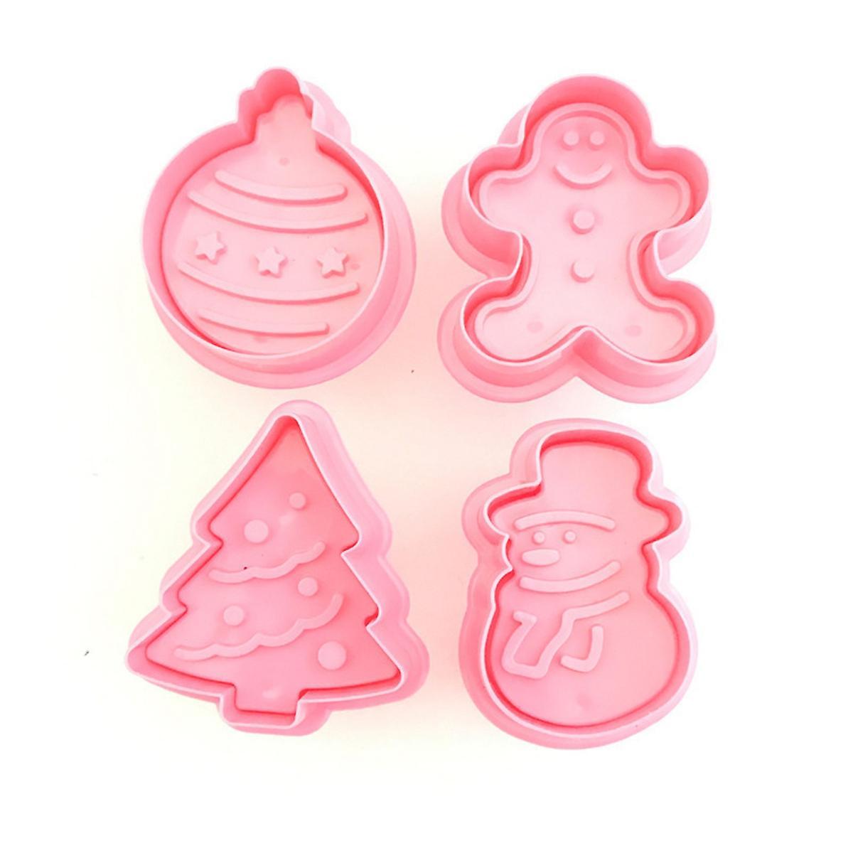Fondant Cake Tool Christmas Snowman Christmas Tree Gingerbread Man