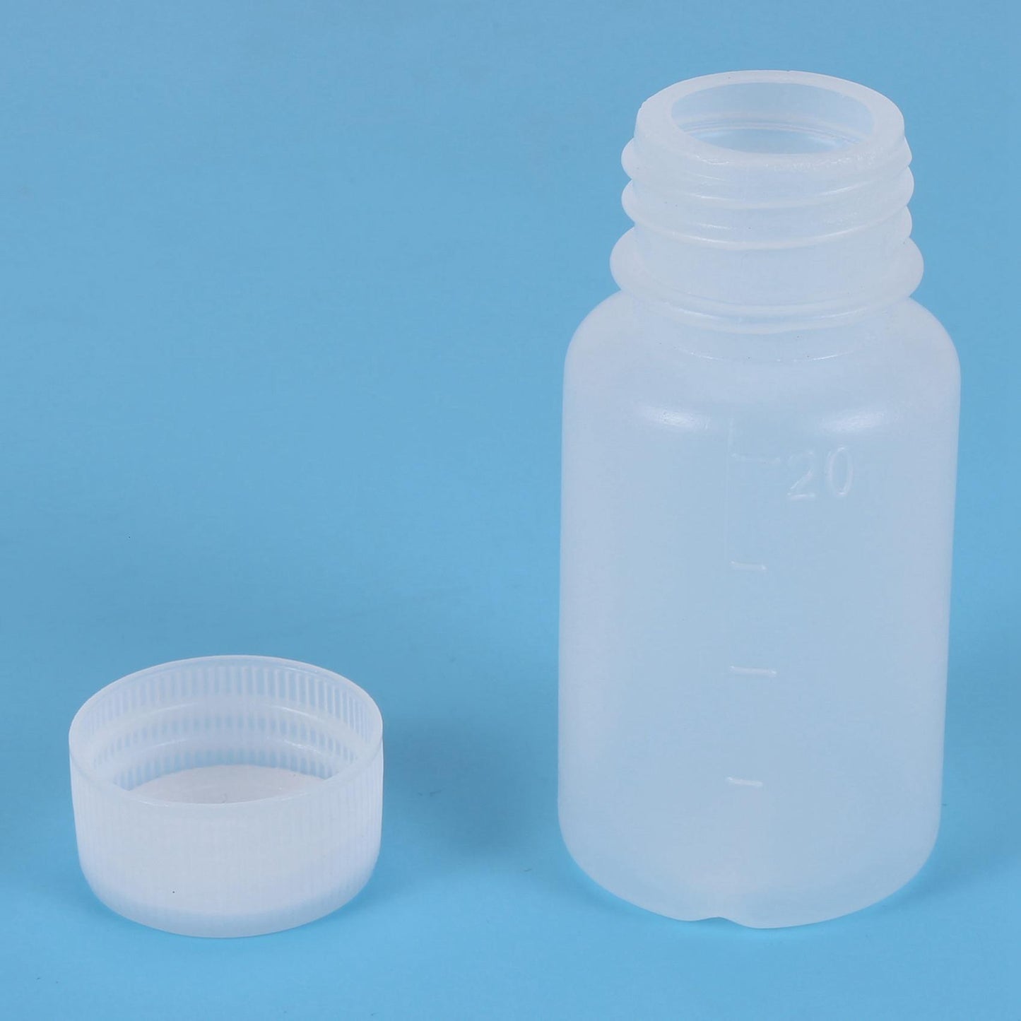 5stueck 20ml Weisser Mini Travel Leere Plastik Alkohol Alkoholflasche