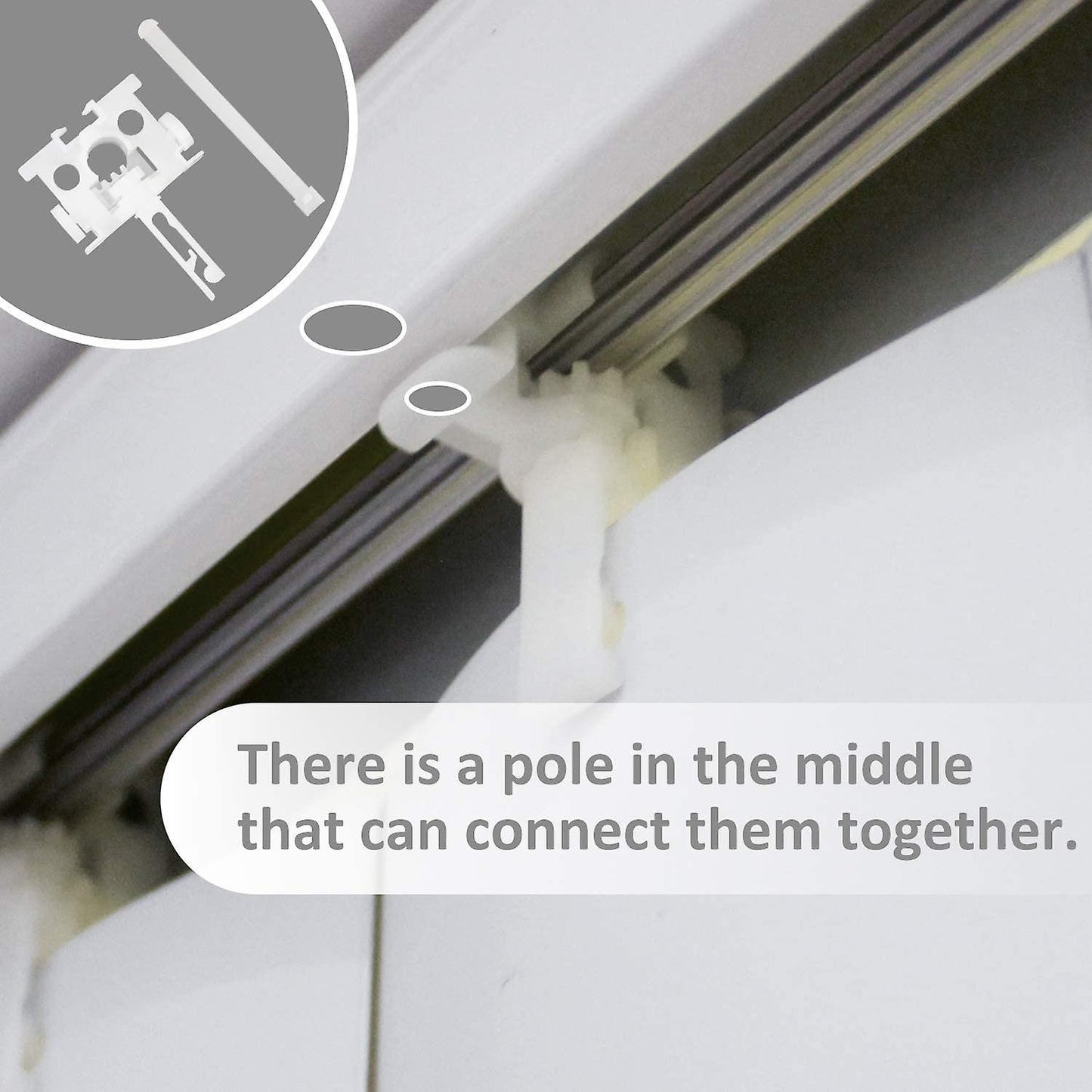 Vertical Blind Repair Carrier with Stem Vertical Blinds Repair Kit