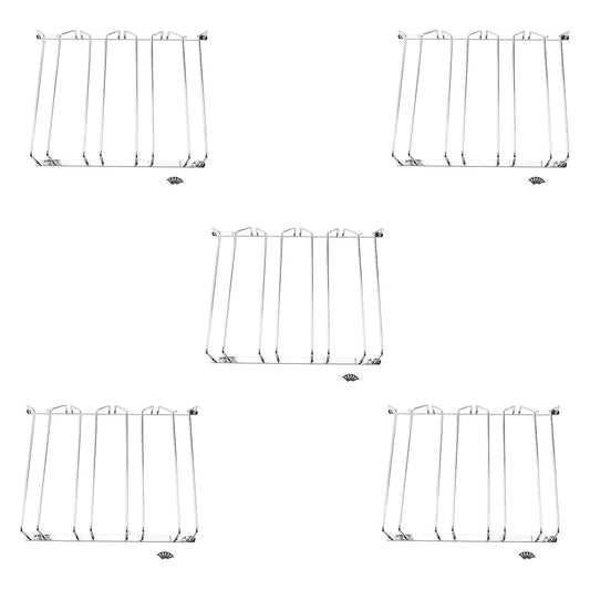 5x Under Cabinet Stemware Wine Glass Holder Rack 2.17 Inch Deep