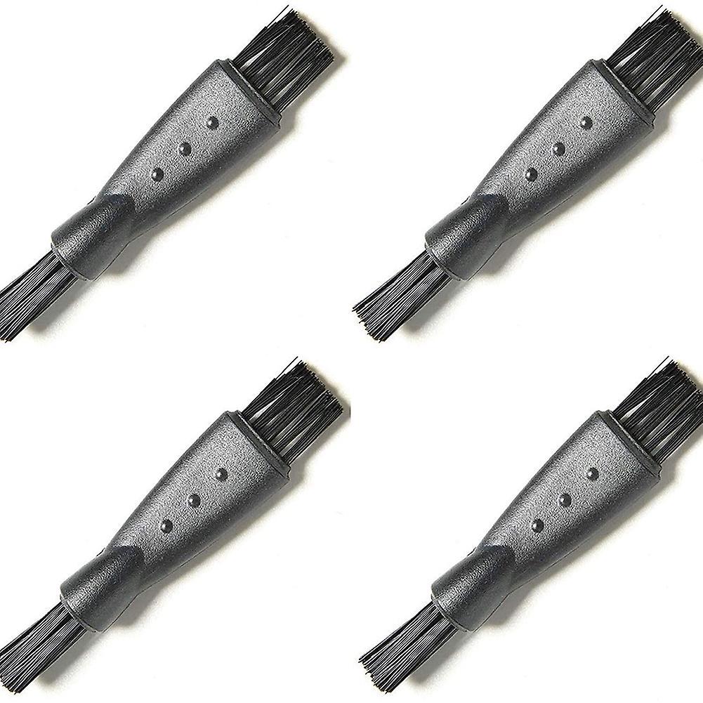 4pieces Double-sided Razor Trimmer Shaver Cleaning Brush