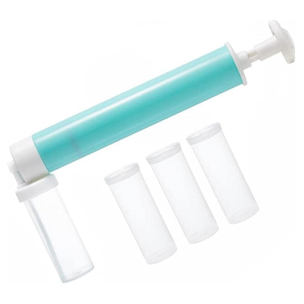 Manual Airbrush Cake Airbrush Pump Coloring Duster ,light Blue
