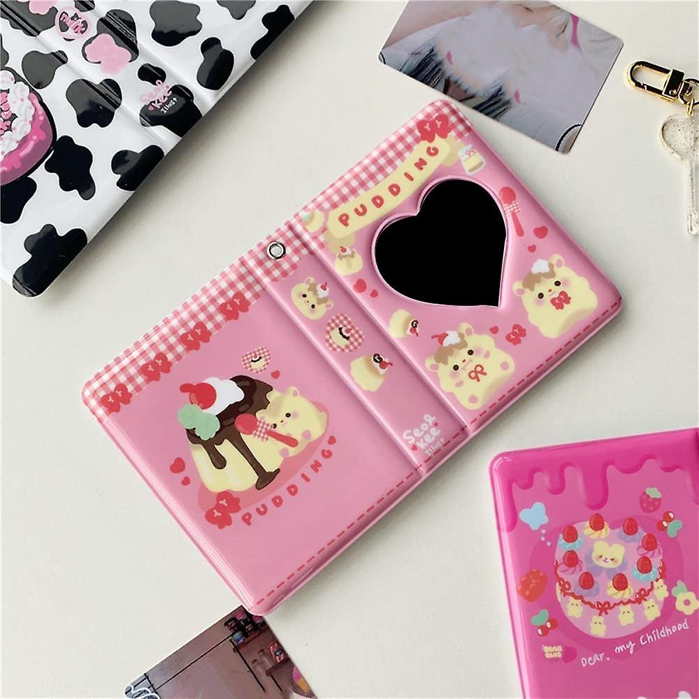 3 Inch Mini Photo Album Photocard Holder, Id Holder (milk)