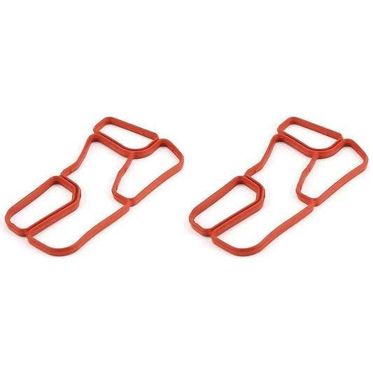 2x Engine Oil Cooler Gasket 2721840280 for Mercedes- W203 W204 Cl203