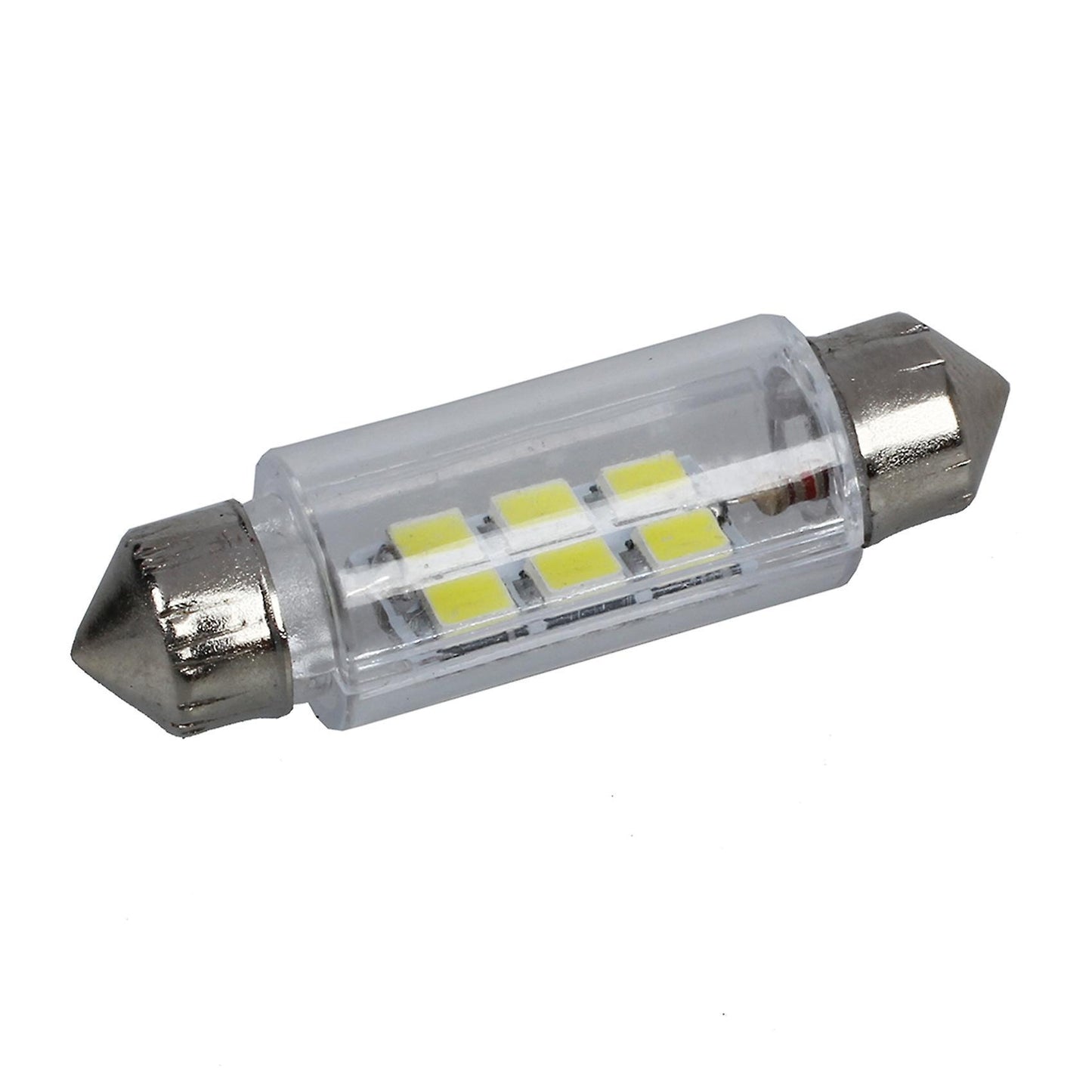38mm White 6 Smd Led Car Interior Dome Light Lamp Bulb Dc 12v New