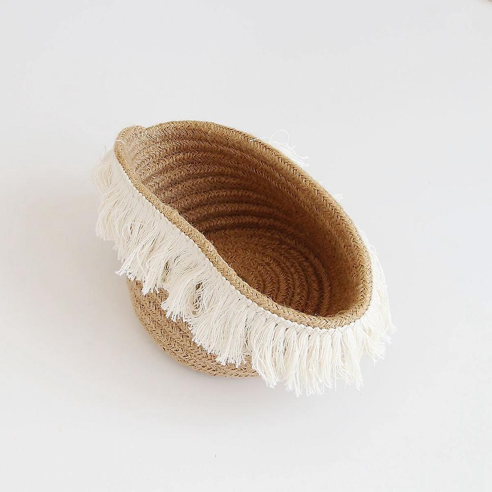 Cotton Rope Storage Baskets Kids Hand Woven Baskets Candy Storages C