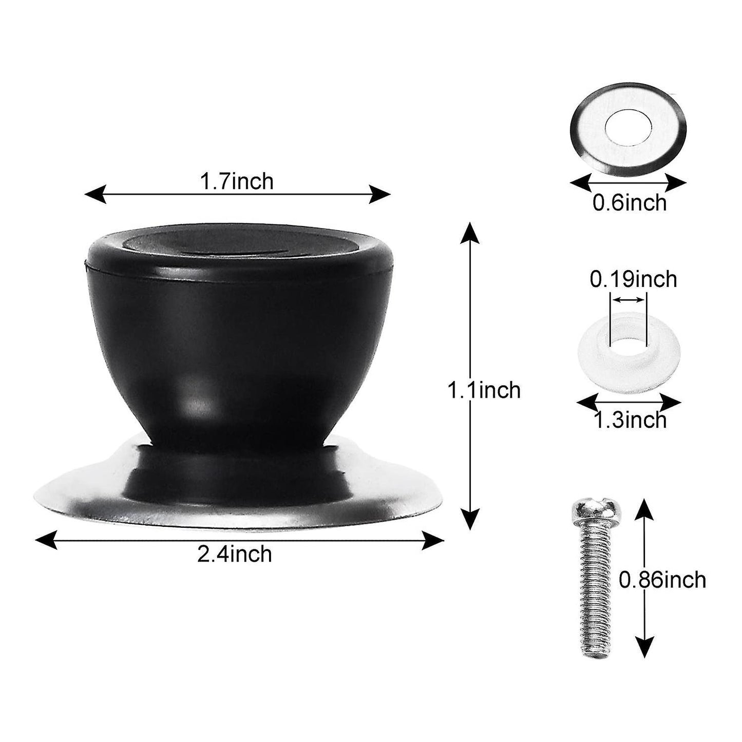 6 Sets Pot Lid Knobs,kitchen Cookware Replacement Pan Lid Handles