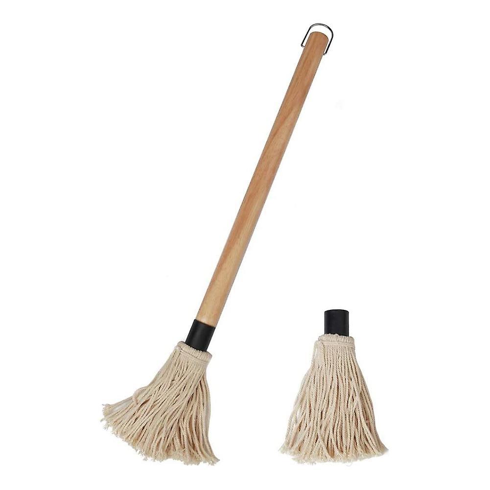 Bbq Cleaner Long Handle Wooden Bbq Grill Brush for Cooking Roasting