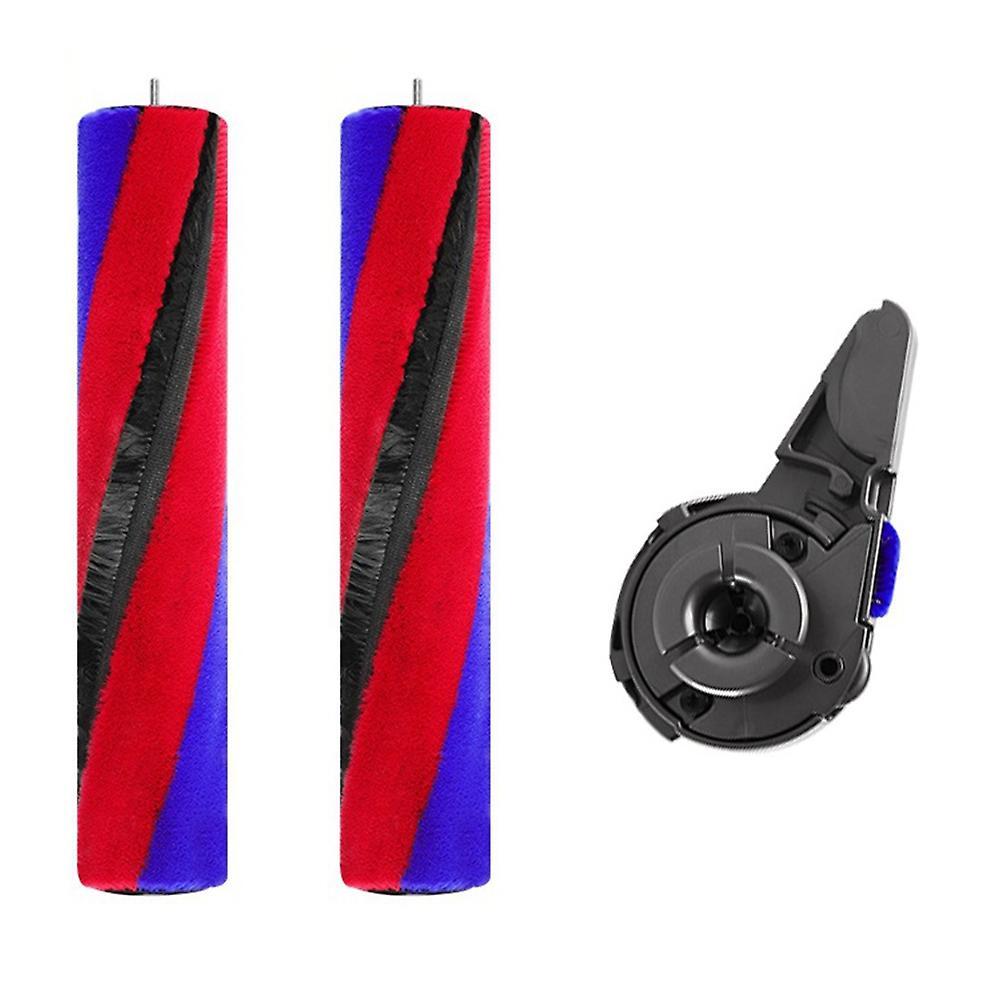 Replacement End Cap Roller Brush for Dyson V12 V15 Slim Fluffy Brush Plastic