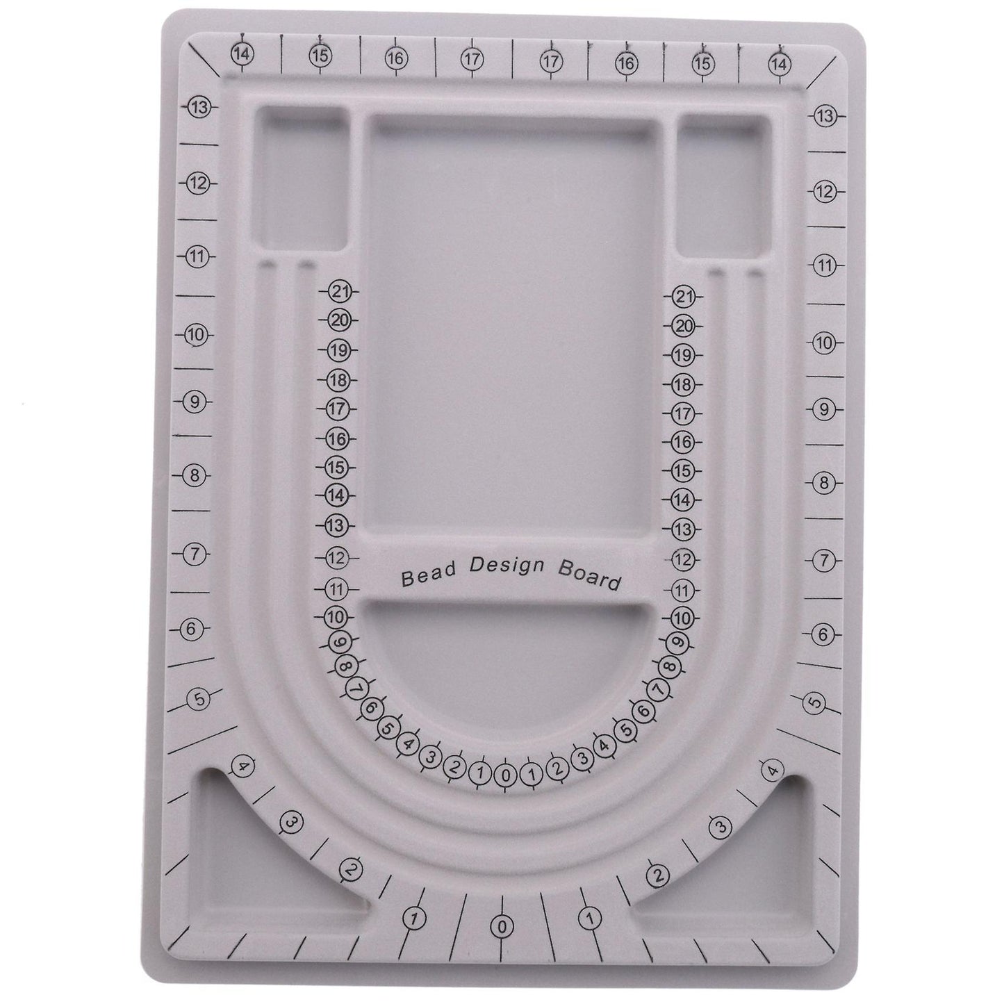 2pcs Bead Design Board Bracelet Design Board Flocked Bead Board Tray