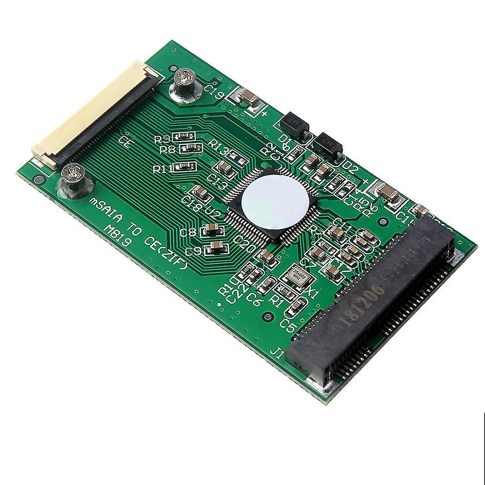 Mini Sata Msata Pci-e Ssd to 40pin 1.8 Inch Zif/ce Converter Card