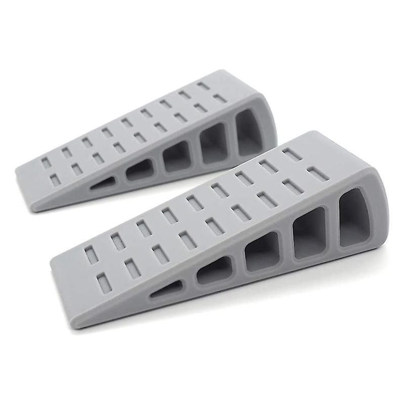Laptop Stand Desktop Non-slip Stand Ultra-compact Stand 2 Pcs (gray)