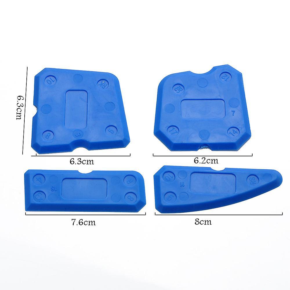 4 Pcs Silicone Sealant Spreader Profile Applicator Tile Grout Too