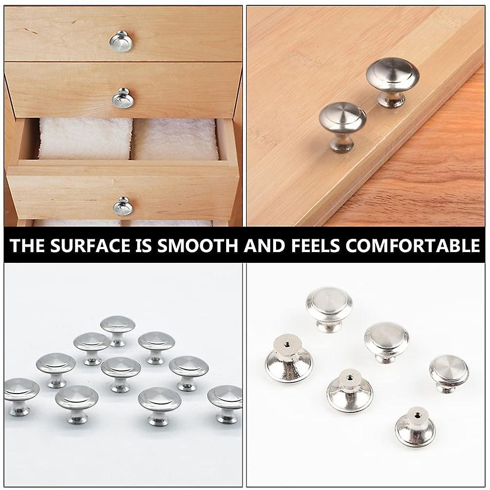 12pcs Stainless Steel Drawer Knobs Doorknobs Pull Handle
