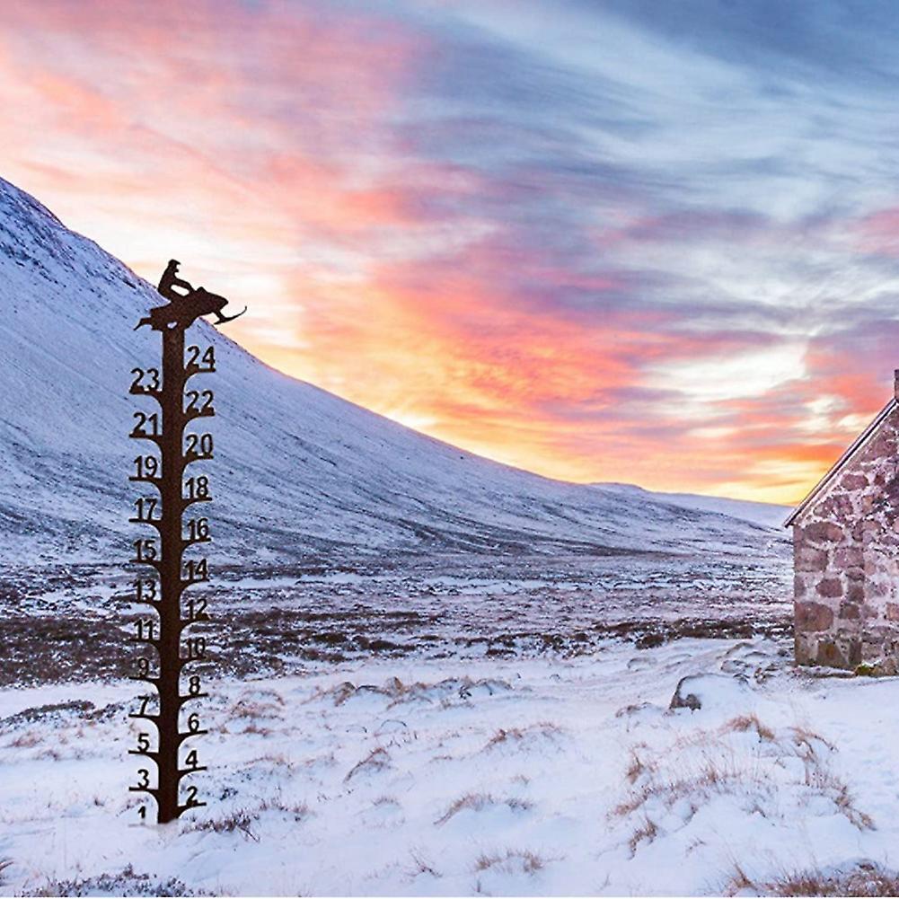 1 Mountain Bike Garden Snow Detector Gauge Outdoor 24 Inch Gauge