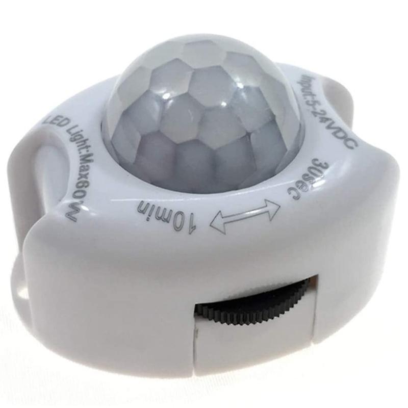 Pir Infrared Motion Sensor Detector Dc5-24v Auto On Off Timer Switch