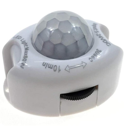 Pir Infrared Motion Sensor Detector Dc5-24v Auto On Off Timer Switch