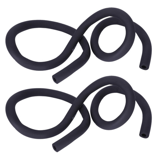 2x 1.7m Long 10mm X 9mm Air Conditioner Heat Insulation Pipe Black