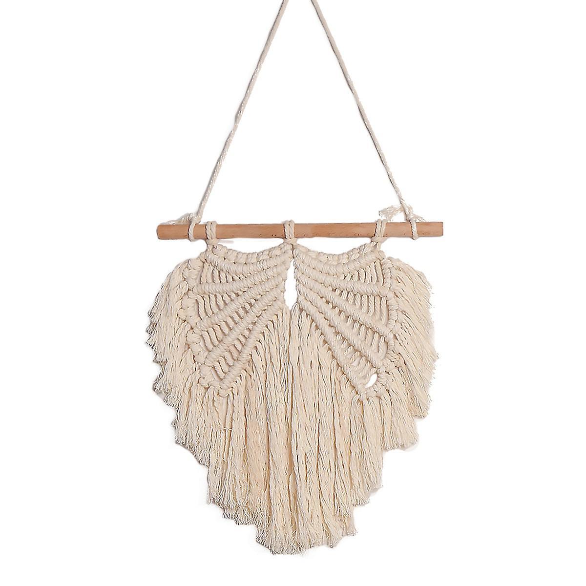Hand-woven Angel Wings Tapestry Chic Boho Decor for Wedding Bedroom
