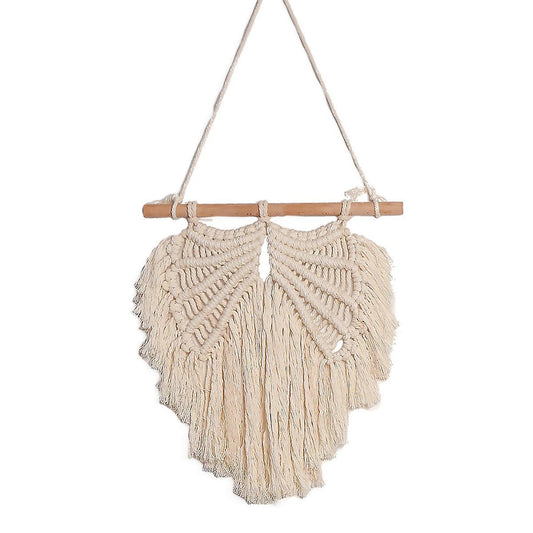 Hand-woven Angel Wings Tapestry Chic Boho Decor for Wedding Bedroom