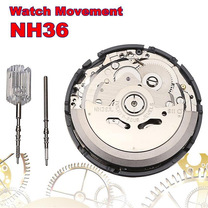 Automatic Watch Movement Mens Parts Mechanical Nh36 Watch Replace