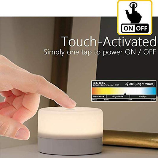 Bedside Lamp Dimmable Press Light,bedroom Living Room Night Light