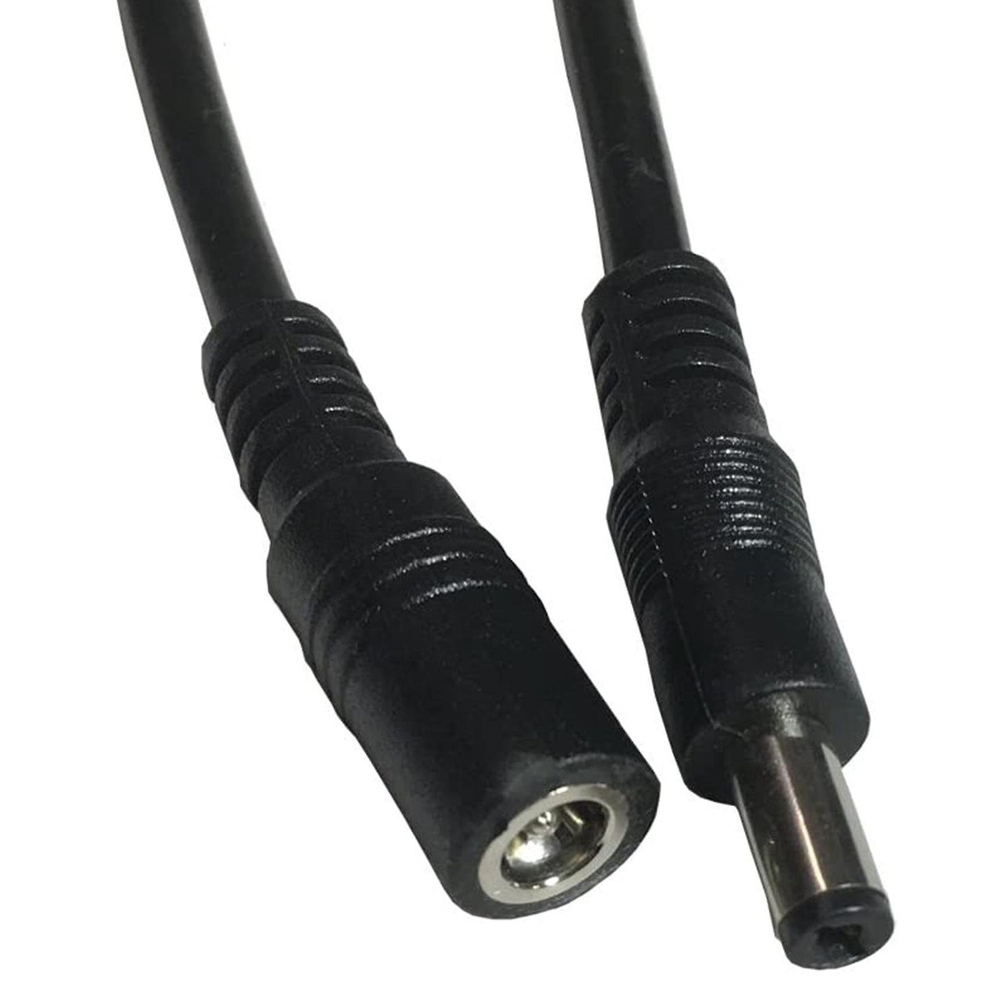2 Pcs Dc Power Extension Cable 5.5x2.1mm 5v/12v/24v Led Strip 5 Meter