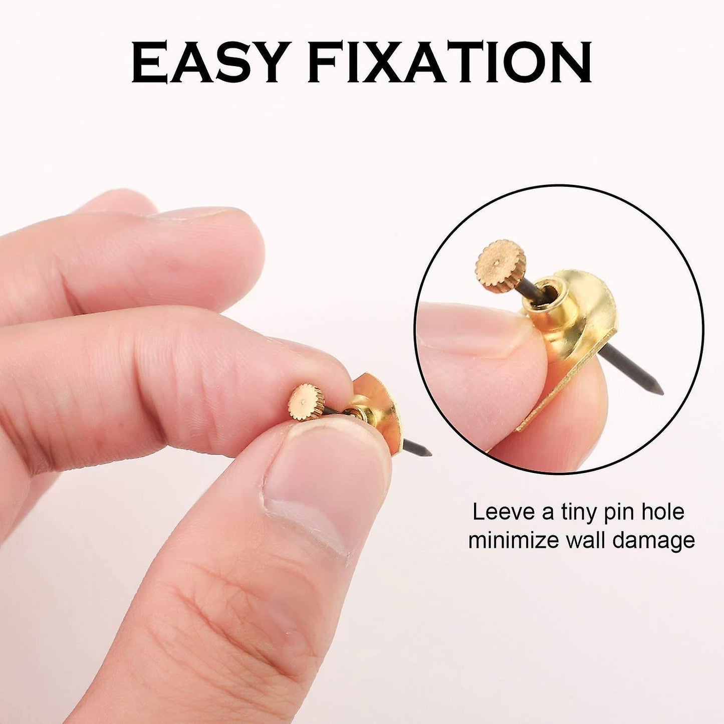 60 Pcs 30 Lb Photo Frame Hanger Hooks Picture Nails for Hanging Clock