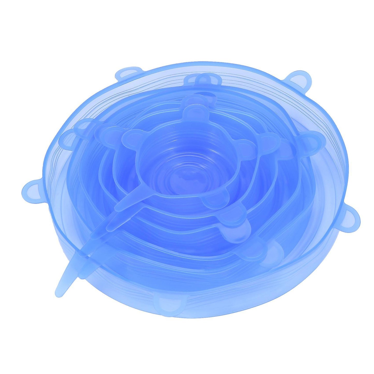 12 Pcs Durable Silicone Stretch Lid - Expandable Food Cover( 6 Sizes)