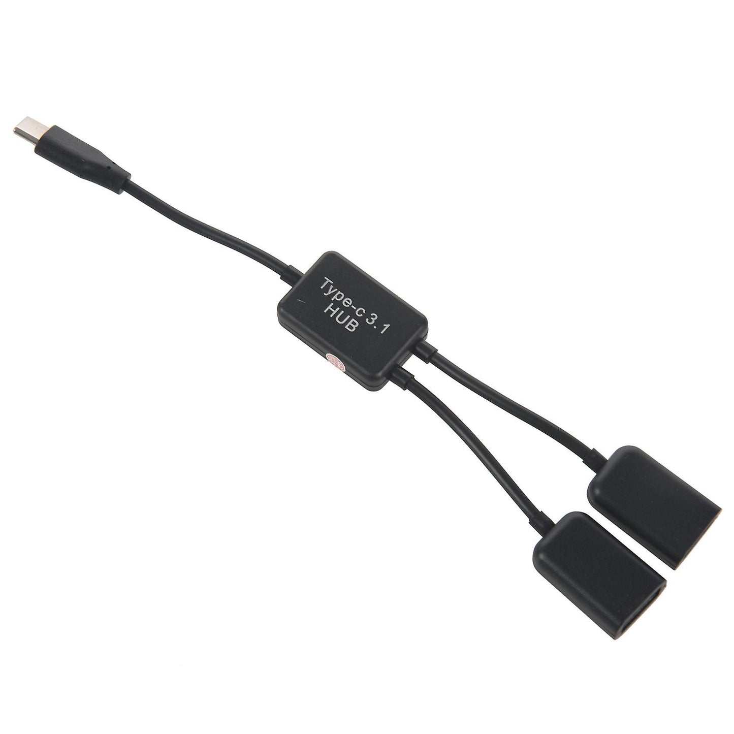 2x Type C Otg Usb 3.1 2.0 Female Charge 2 Port Hub Cable Y Splitter