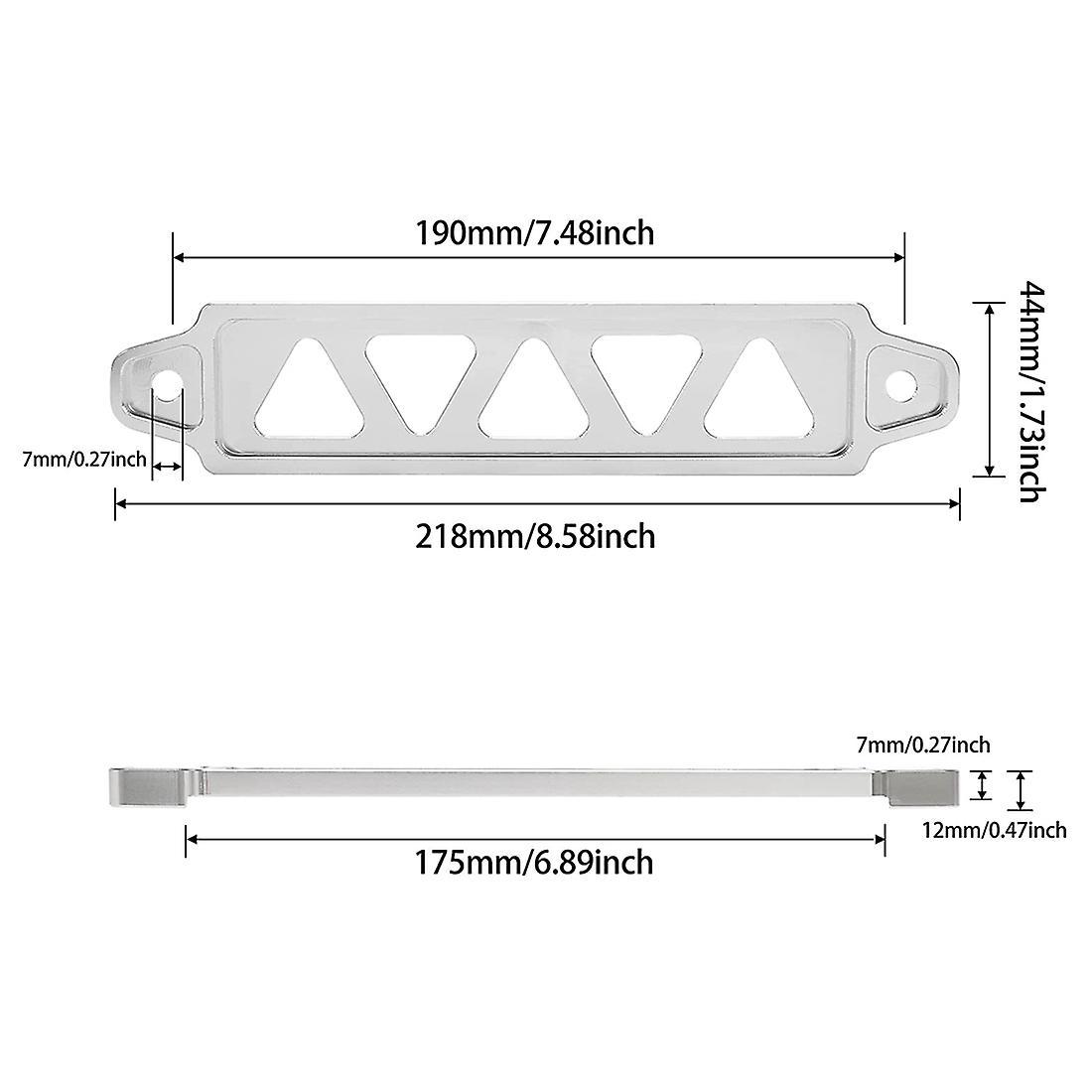 Battery Tie Down Bracket Accessories for Honda Civic Acura,silver