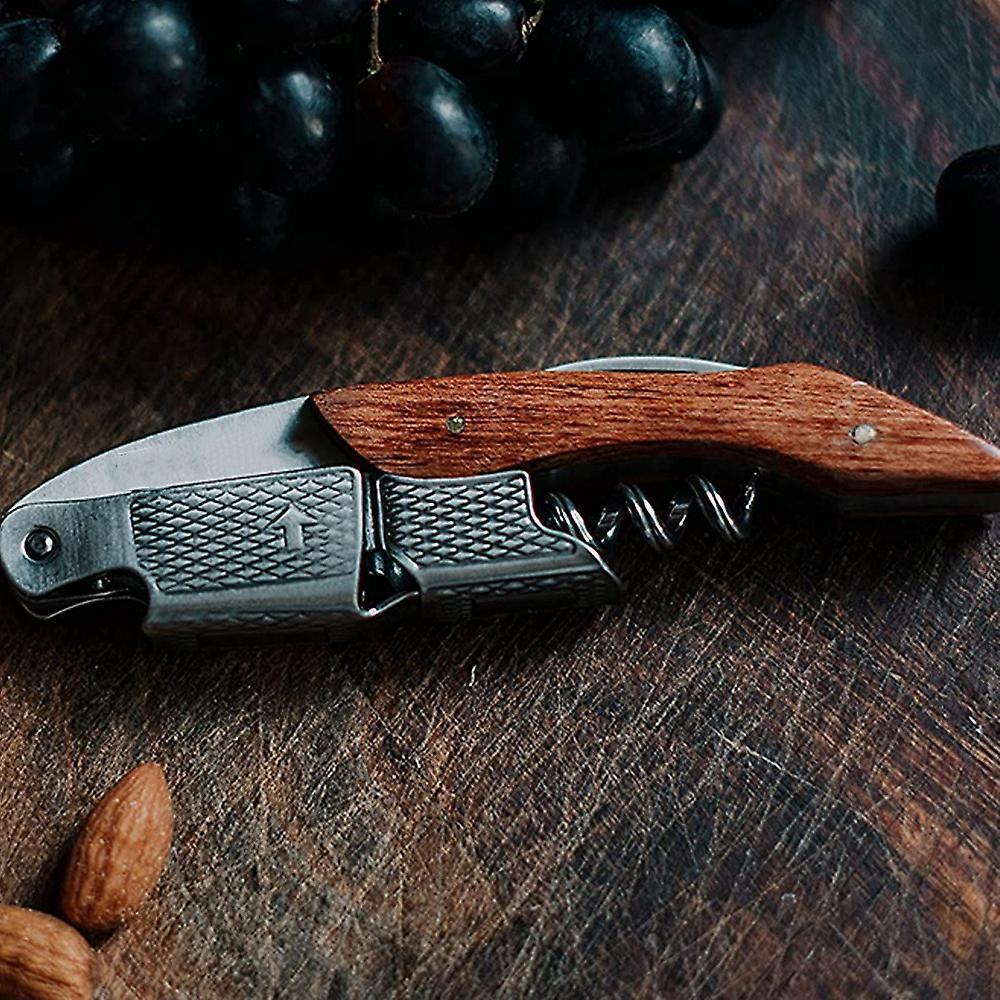Wine Opener,rosewood Handle Corkscrew,pocket Wine Cork Remover Corker