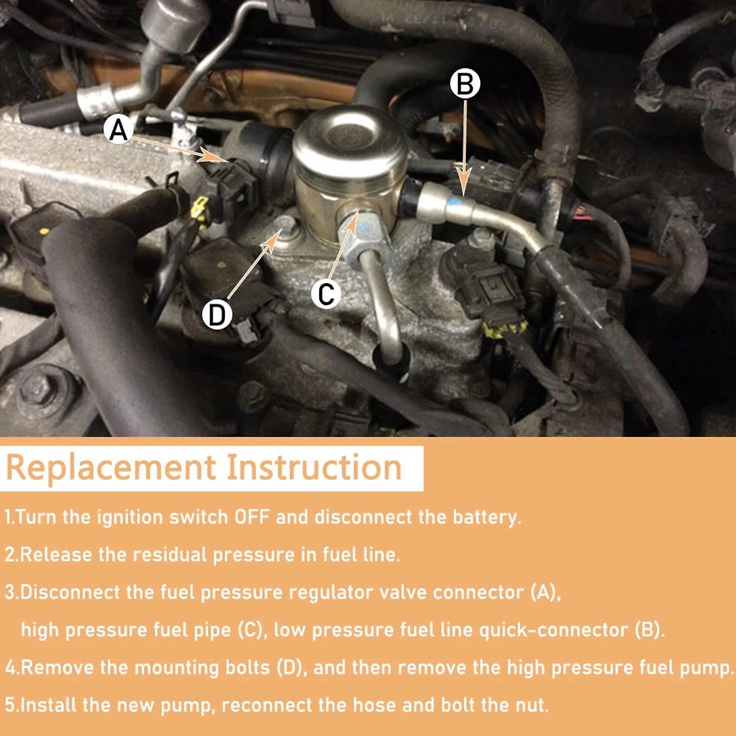 35320-2b220 Direct Injection High Pressure Fuel Pump for Hyundai