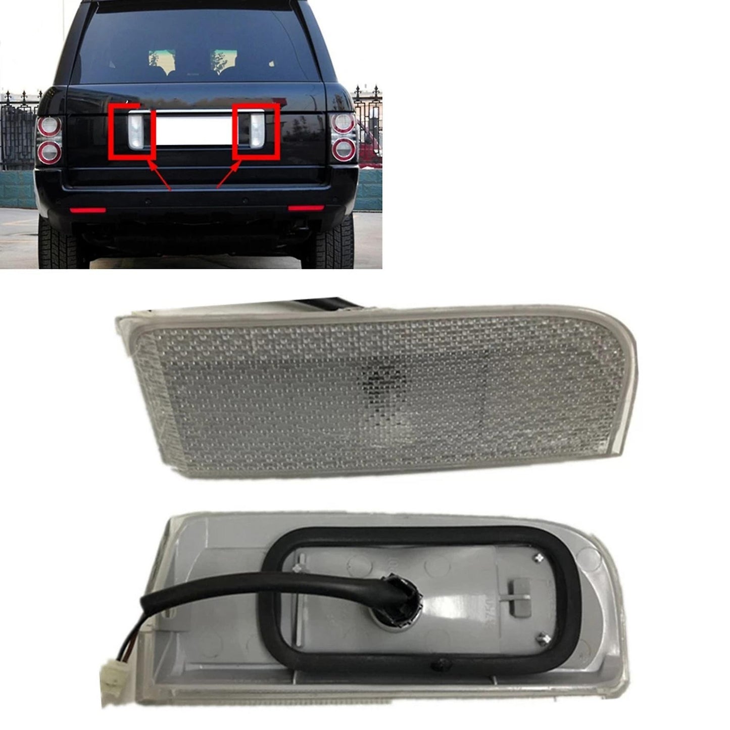 Led Rear License Plate Light Backup Backup Light for Land Rover