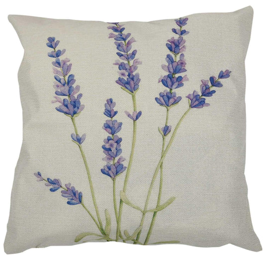 Lavender Flax Pillow Case Home-decor 18 Inch Six Lavender