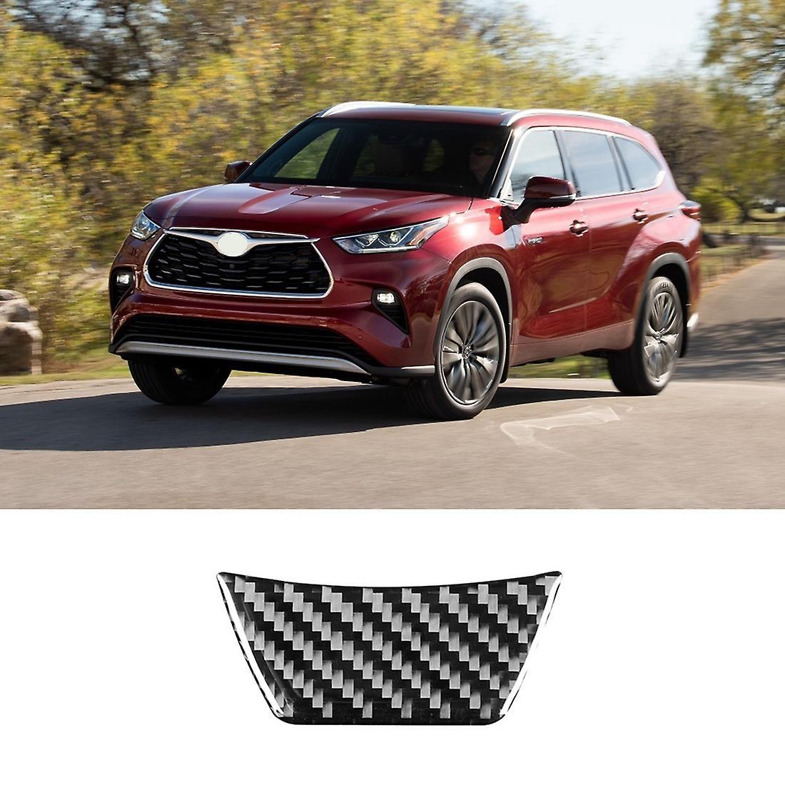 Carbon Fiber Steering Wheel Sticker for Toyota Highlander 2015-2021