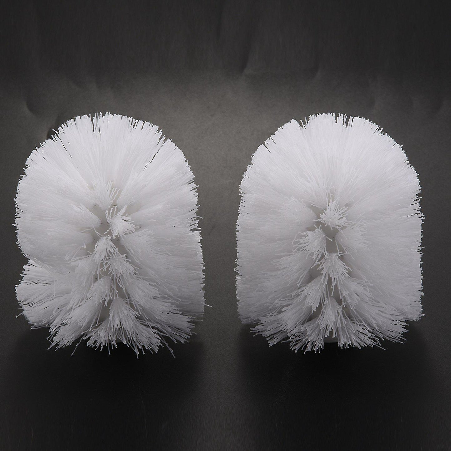 Plastic Toilet Cleaning Brushes Head Holders White (4x White Heads)