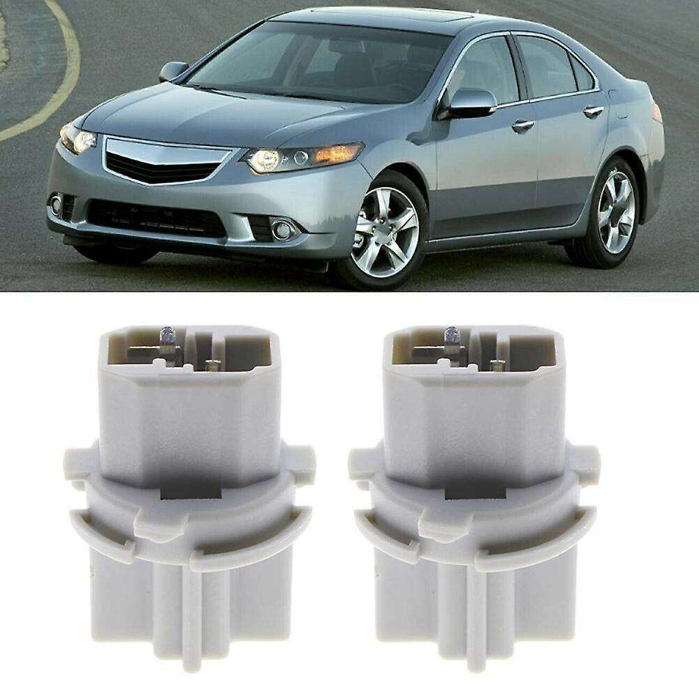 2 Pcs 7443 Bulb Socket Female Adapter for Brake Lights