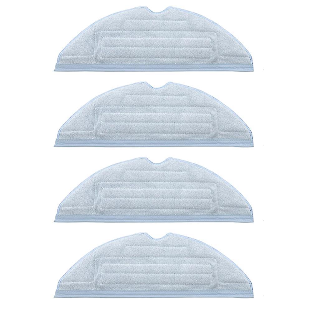 4 Pack Vacuum Mop Pads Replacement for Roborock T7s T7s Plus