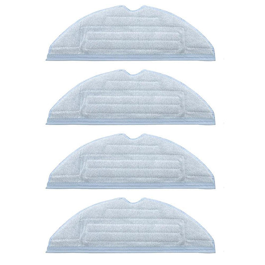 4 Pack Vacuum Mop Pads Replacement for Roborock T7s T7s Plus