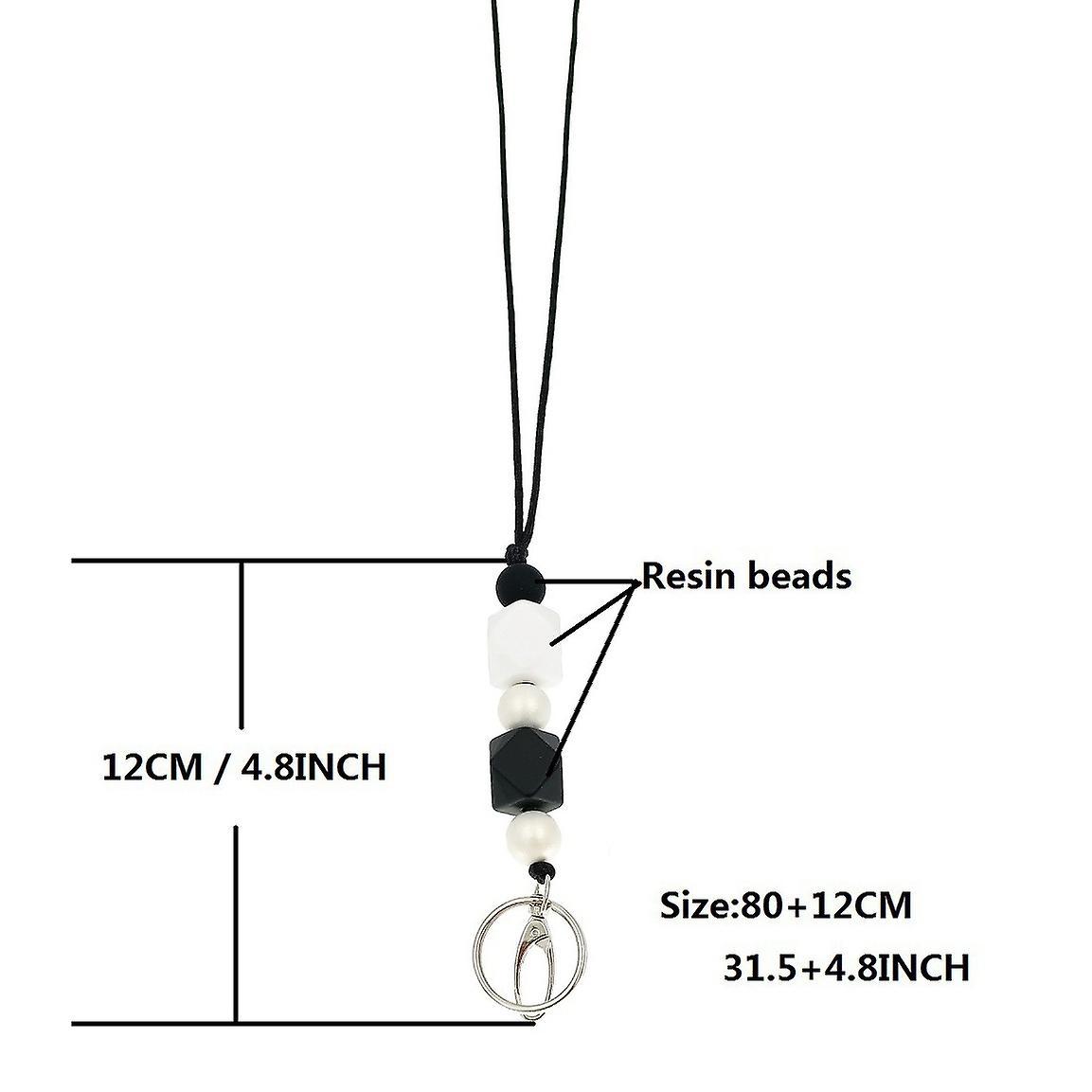 Badge Lanyard Separated Id Key Lanyard for Teachers Nurses Staff-a