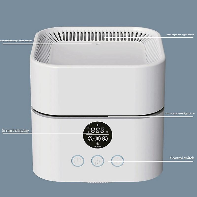 Air Purifier with Filter for Smoke, Atmosphere Lights
