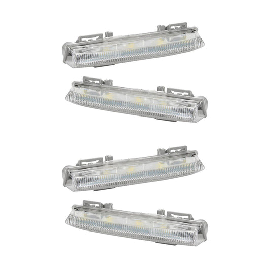 2pcs Front Drl Fog Light for Mercedes-benz W204 W212 C250 C350 E350